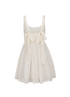 Zimmerman Alight Corset Mini Dress, £220, Clothing, White, Linen, Back view