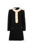 Gucci Mini Dress, &pound;590, Clothing, Black, Viscose, Front view