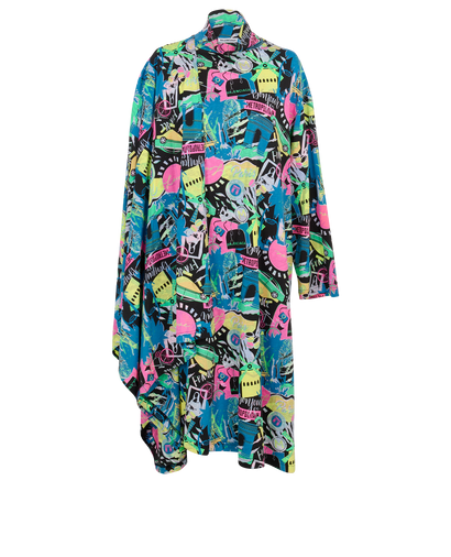 Balenciaga Paris City Draped Cape, front view