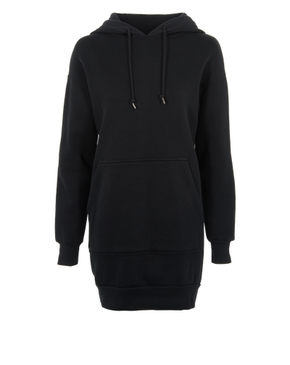 Burberry Logo Embroidered Dress, &pound;150, Clothing, Black, Cotton, Front view