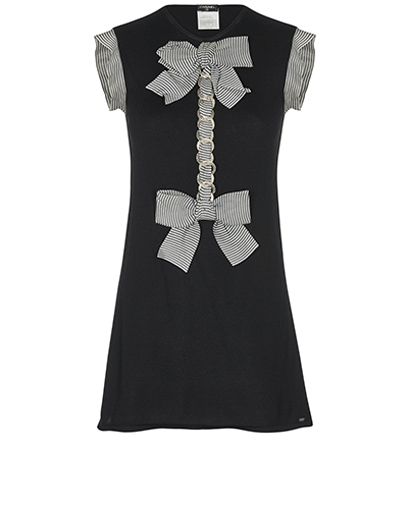 Chanel 2007 Bow Applique Sleeveless Dress, front view