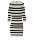 Alexander McQueen Stripe Knit Dress, front view