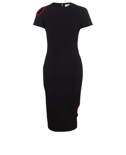 Victoria Beckham Cut Out T-Shirt Fitted Dress, front view