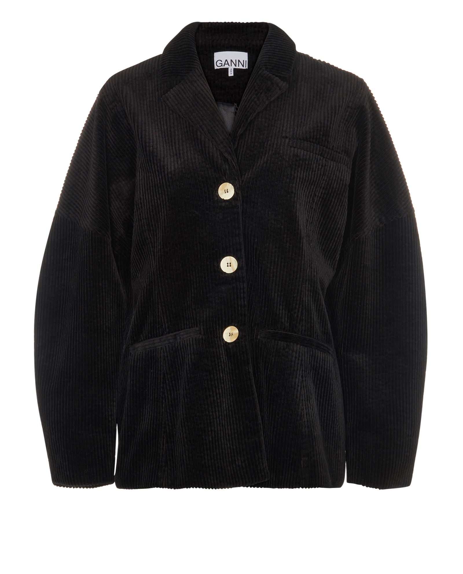 Ganni Slim Fit Cord Jacket, Jackets Designer Exchange Buy Sell Exchange