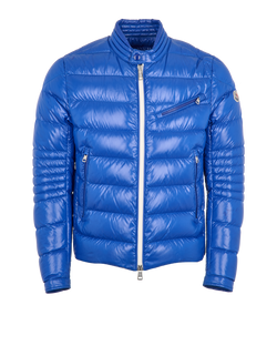 Moncler Berriat Jacket, Mens, Down, Blue, Sz M, 3*