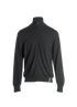 London Mock-Neck Zip-Up Cardigan, front view