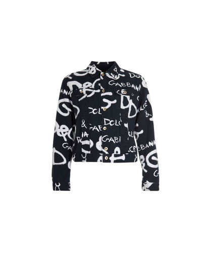 Dolce & Gabbana Vintage Graffiti Jacket, front view