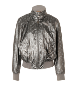 Louis Vuitton Monogram Jacket, Modal, Grey, UK10, 2*