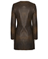 Celine Leather Longline Jacket, back view