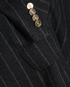 Dolce & Gabbana Striped Single-Vent Blazer, &pound;175, Clothing, Grey, Wool, Other view