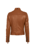Gucci GG Belted Biker Jacket, &pound;750, Clothing, Brown, Leather, Back view
