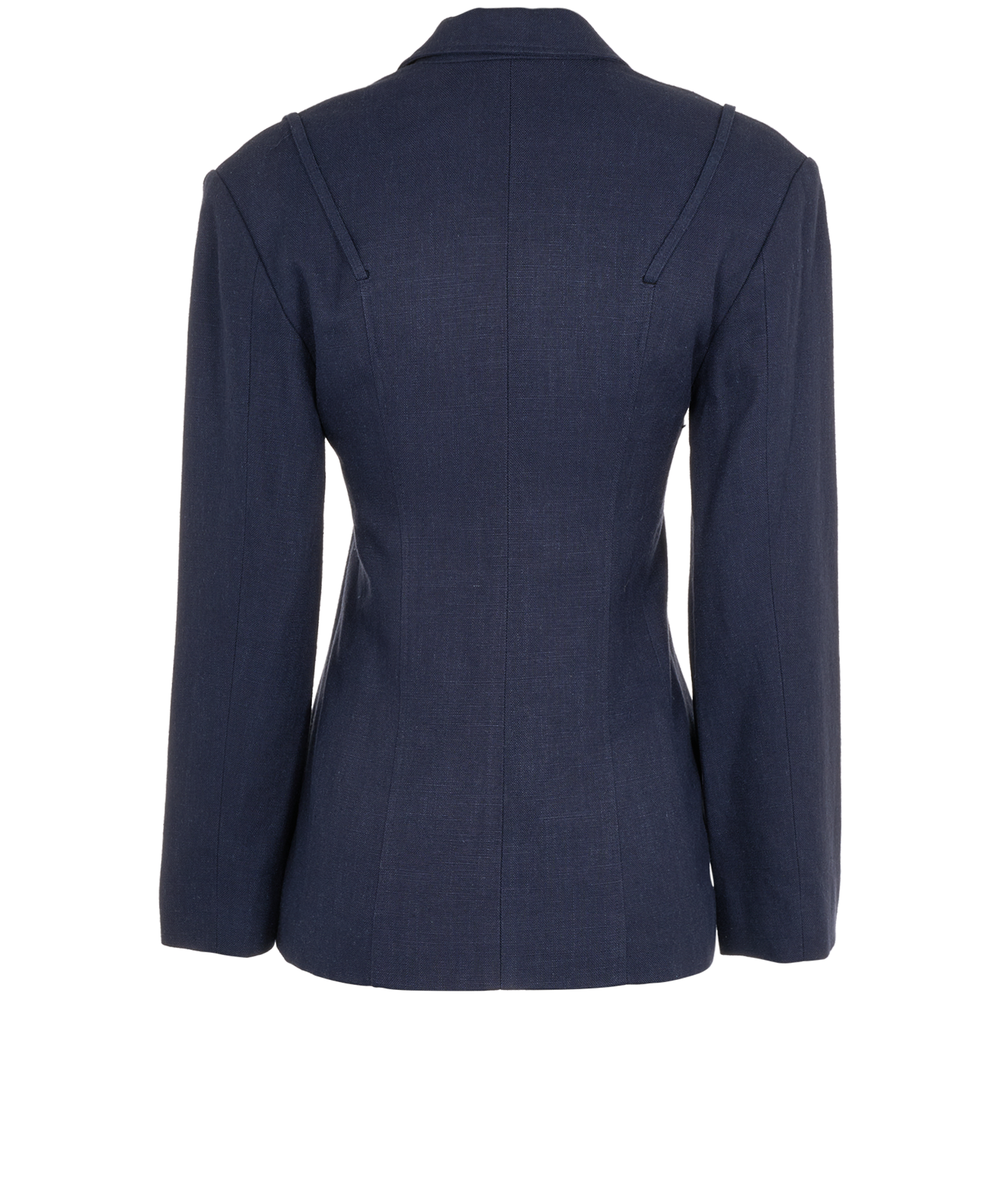 Jacquemus L'Annee 97 Jacket, &pound;210, Clothing, Navy, Linen, Back view