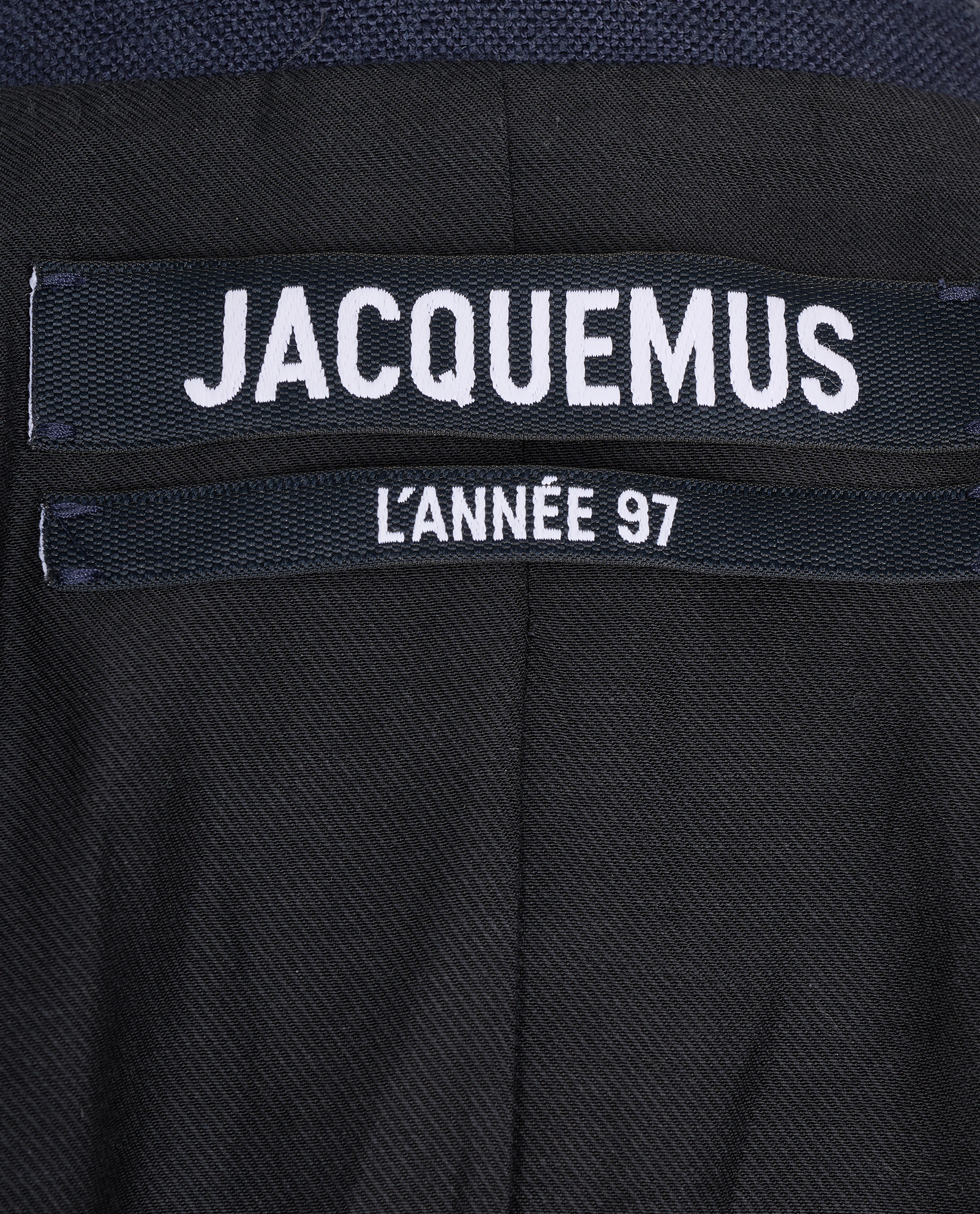 Jacquemus L'Annee 97 Jacket, &pound;210, Clothing, Navy, Linen, Other view