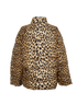Balenciaga Animal Print Puffer, &pound;650, Clothing, Beige/Black/Brown, Polyester (Polymer), Back view