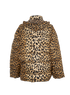 Balenciaga Animal Print Puffer, &pound;650, Clothing, Beige/Black/Brown, Polyester (Polymer), Other view