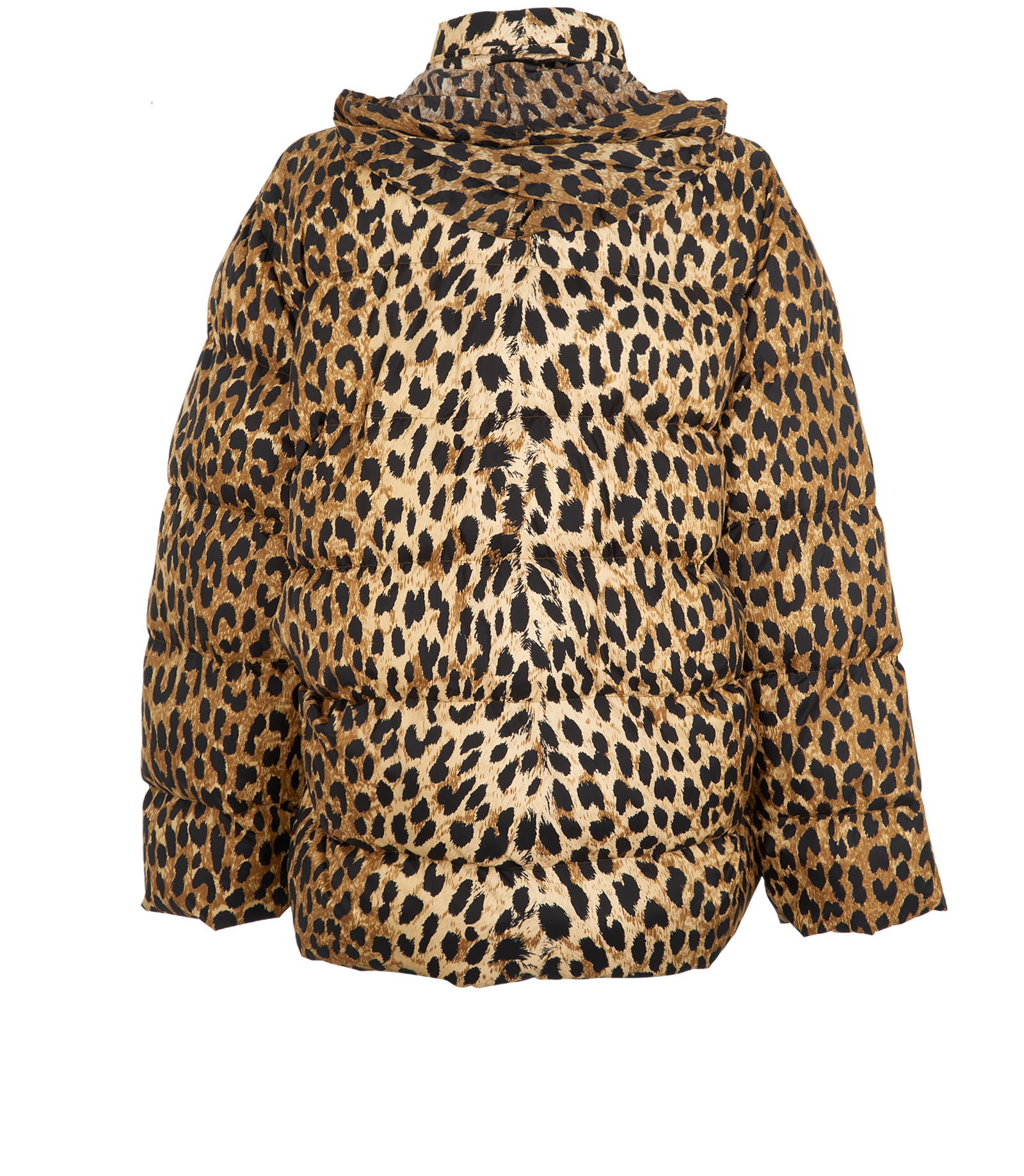 Balenciaga Animal Print Puffer, &pound;650, Clothing, Beige/Black/Brown, Polyester (Polymer), Other view
