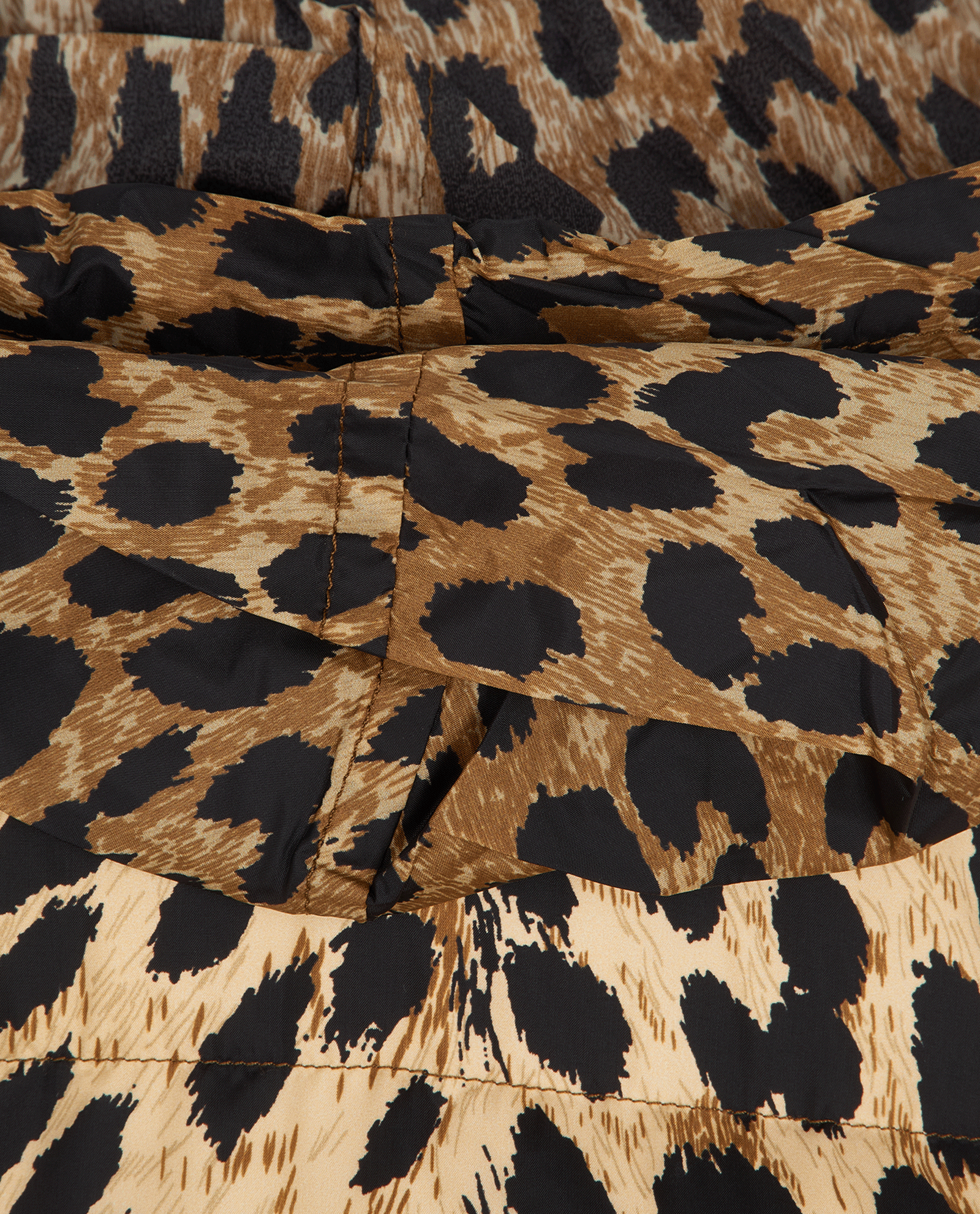 Balenciaga Animal Print Puffer, &pound;650, Clothing, Beige/Black/Brown, Polyester (Polymer), Other view