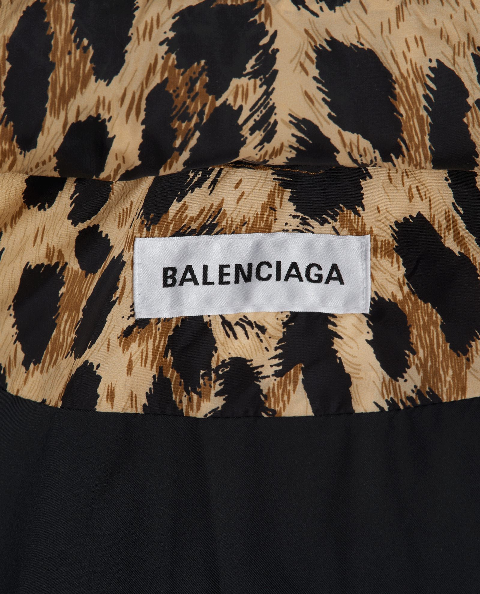 Balenciaga Animal Print Puffer, &pound;650, Clothing, Beige/Black/Brown, Polyester (Polymer), Other view