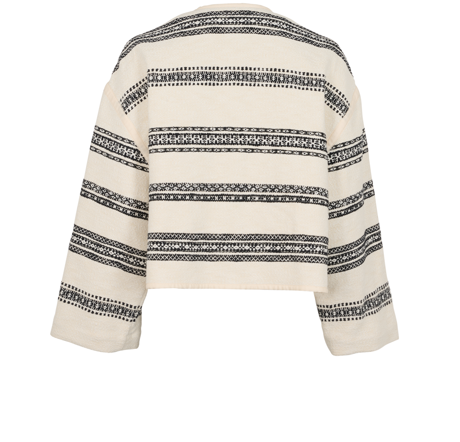 Celine Baja Short Jacket, &pound;595, Clothing, White, Cotton/Polyester Mix, Back view