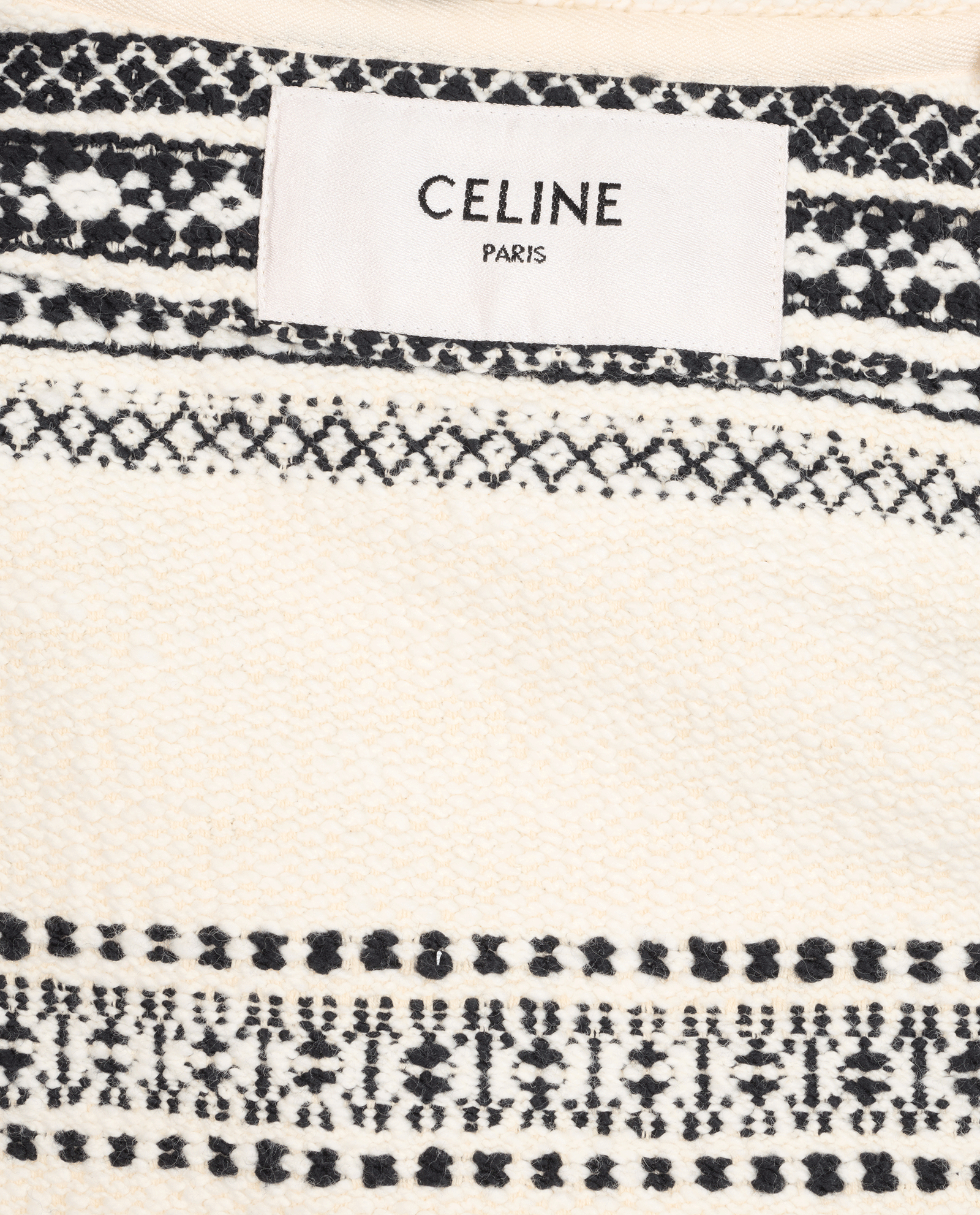Celine Baja Short Jacket, &pound;595, Clothing, White, Cotton/Polyester Mix, Other view