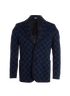 Gucci GG Supreme Single-Vent Blazer, &pound;650, Clothing, Navy, Cotton, Front view