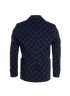 Gucci GG Supreme Single-Vent Blazer, &pound;650, Clothing, Navy, Cotton, Back view