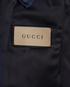 Gucci GG Supreme Single-Vent Blazer, &pound;650, Clothing, Navy, Cotton, Other view