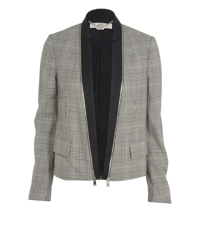 Stella McCartney Checked Blazer, &pound;140, Clothing, Black, Wool, Front view