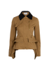 Alexander McQueen Herringbone Kickback Jacket, &pound;750, Clothing, Tan, Cotton, Front view