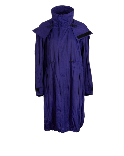 Bottega Veneta Parka Jacket, &pound;650, Clothing, Purple, Polyester (Polymer), Front view