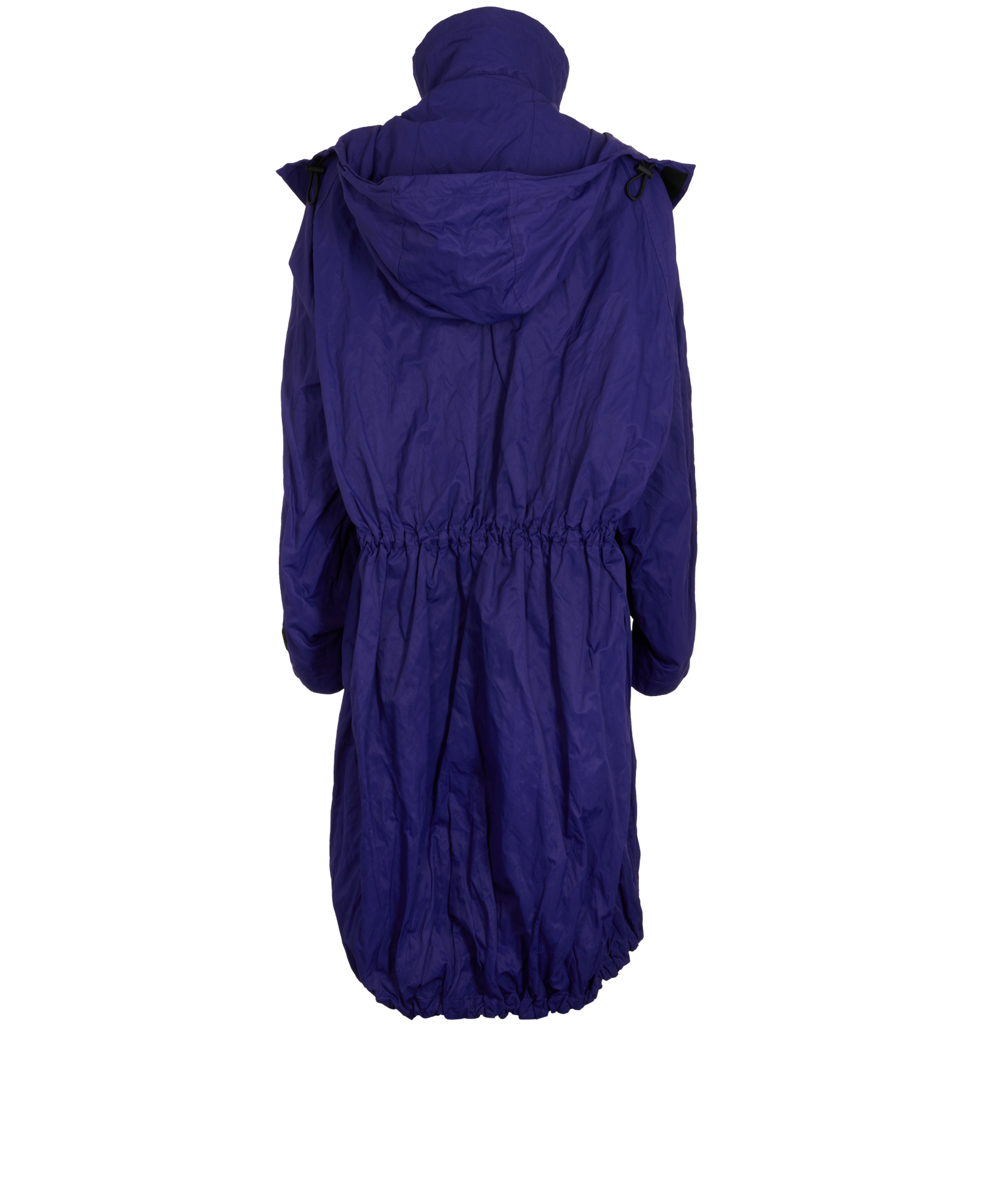 Bottega Veneta Parka Jacket, &pound;650, Clothing, Purple, Polyester (Polymer), Back view