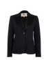 Burberry Single Breasted Blazer, &pound;130, Clothing, Black, Acetate, Front view