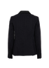 Burberry Single Breasted Blazer, &pound;130, Clothing, Black, Acetate, Back view