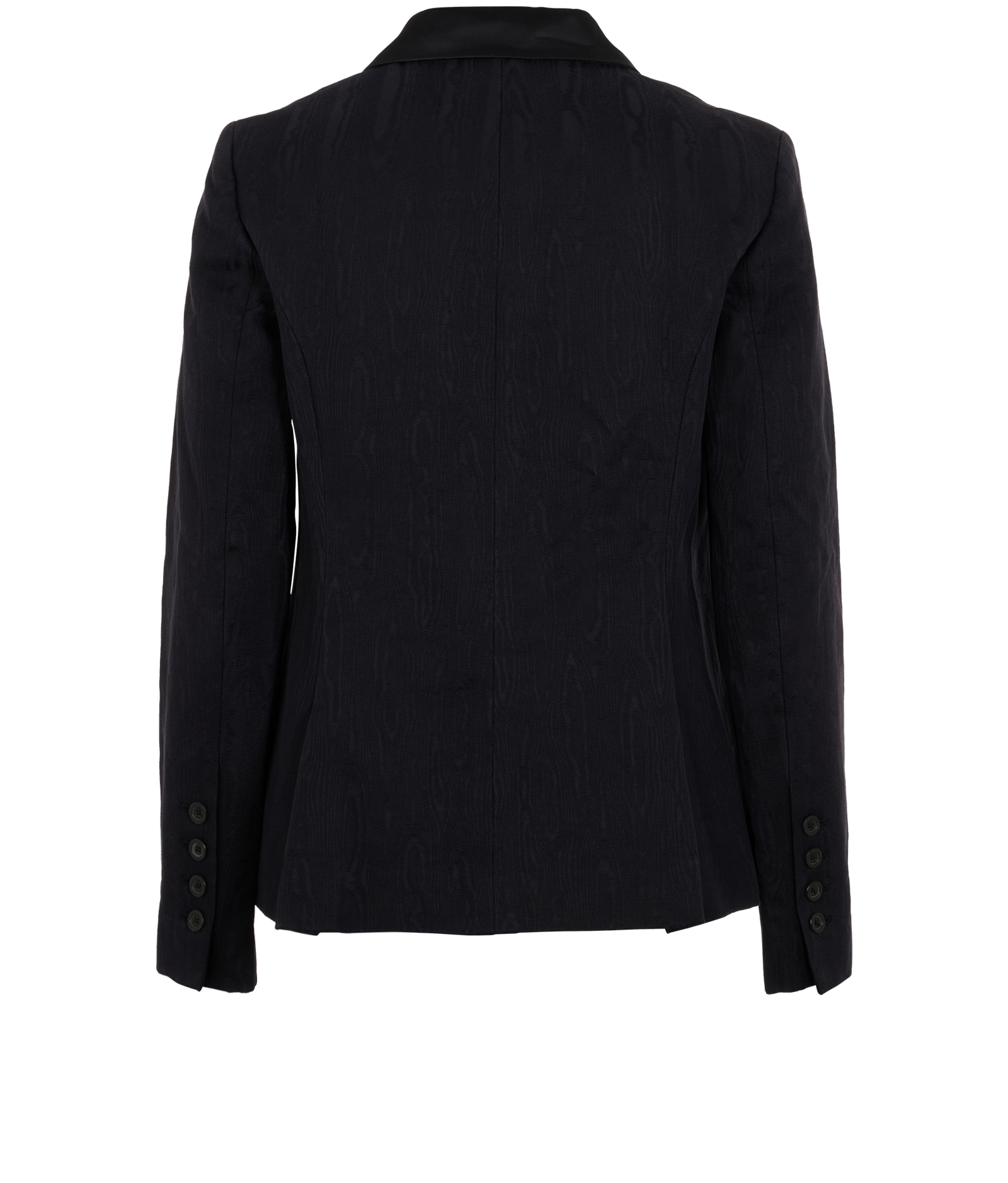 Burberry Single Breasted Blazer, &pound;130, Clothing, Black, Acetate, Back view