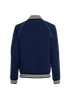Self-Portrait Laced Bomber Jacket, &pound;150, Clothing, Green/Navy, Polyester, Back view