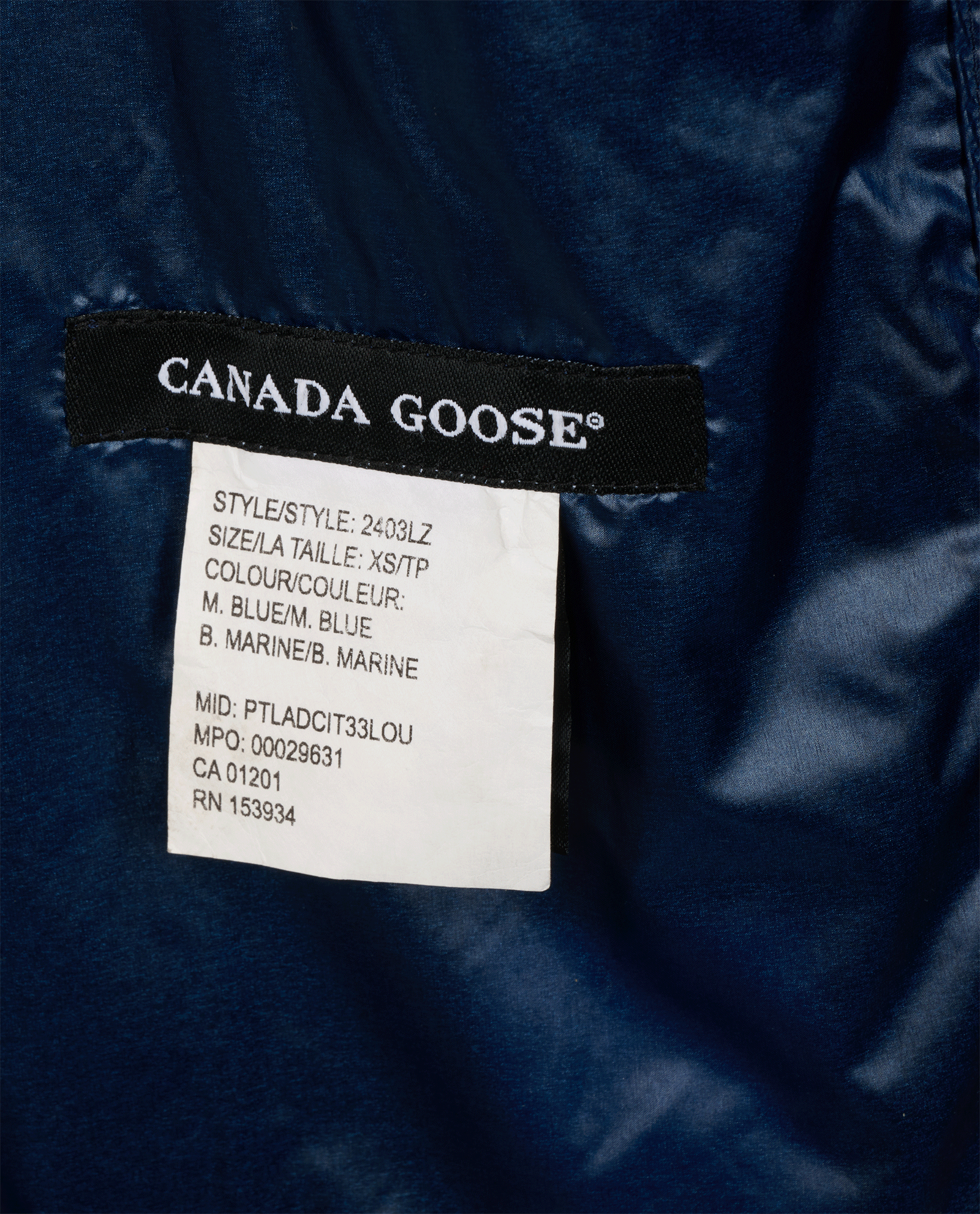 Canada Goose Rosewell Jacket, &pound;175, Clothing, Blue, Nylon, Other view