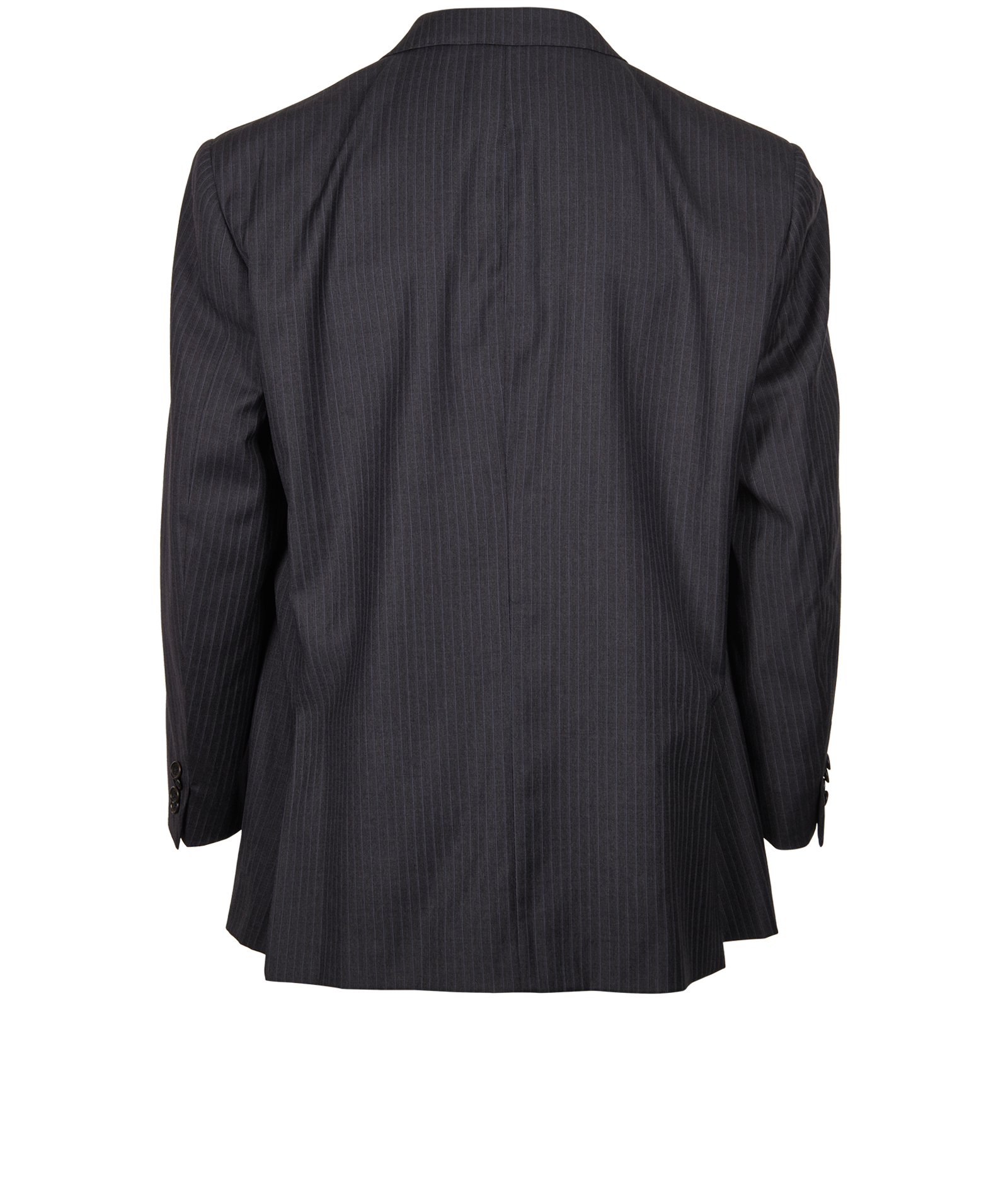 Loro Piana Pinstripe Blazer, &pound;395, Clothing, Grey, Wool, Back view