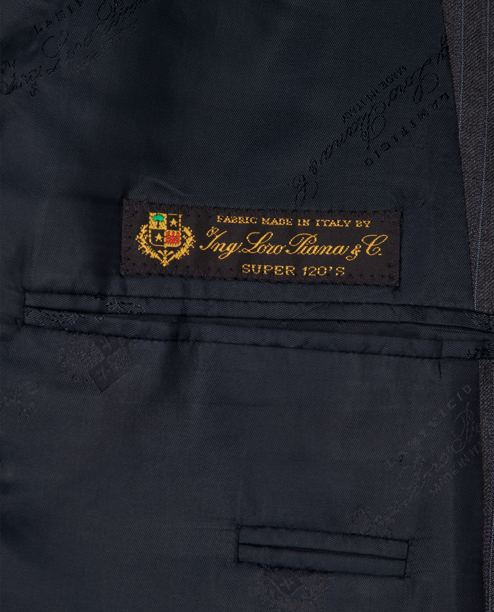 Loro Piana Pinstripe Blazer, &pound;395, Clothing, Grey, Wool, Other view