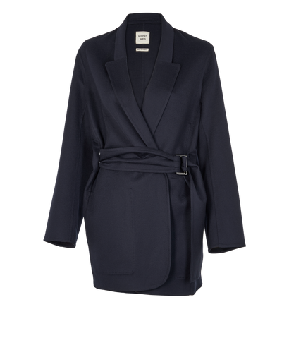 Hermes Blazer, &pound;2,100, Clothing, Navy, Cashmere, Front view