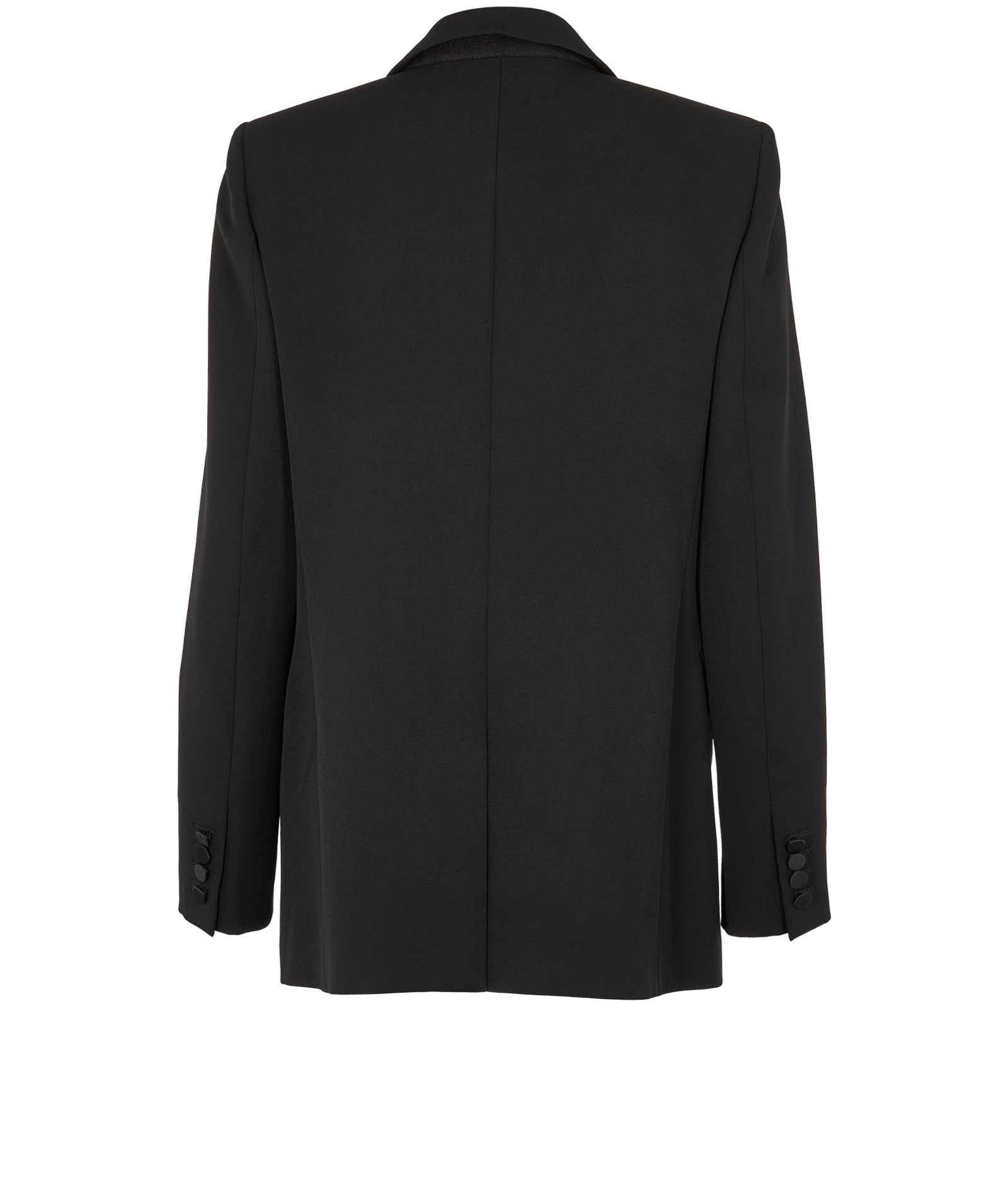 Saint Laurent Sequins Blazer, &pound;295, Clothing, Black, Silk/Wool, Back view