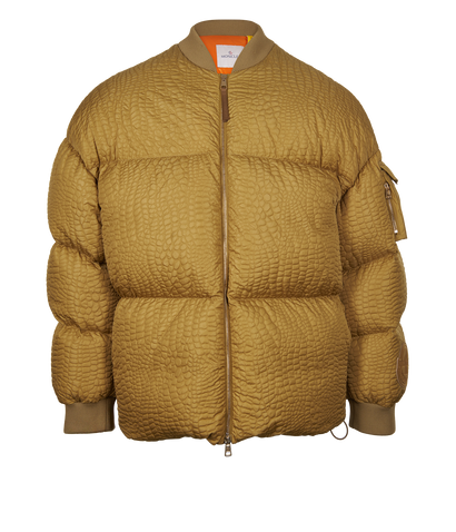Moncler Centaurus Bomber, &pound;750, Clothing, Khaki, Down Feathers, Front view