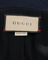 Gucci Belted Blazer, &pound;850, Clothing, Navy, Mohair, Other view