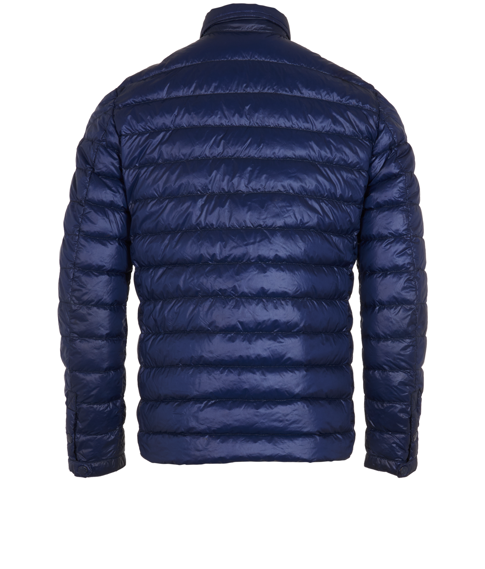 Moncler Gregoire Foldable Puffer, &pound;320, Clothing, Blue, Down Feathers, Back view