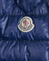 Moncler Gregoire Foldable Puffer, &pound;320, Clothing, Blue, Down Feathers, Other view
