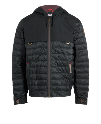 Canada Goose Lightweight Puffer, &pound;450, Clothing, Black, Down Feathers/Nylon, Front view