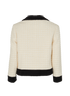 Gucci Double-Breasted Tweed Short Jacket, &pound;375, Clothing, Cream, Cotton/Viscose, Back view