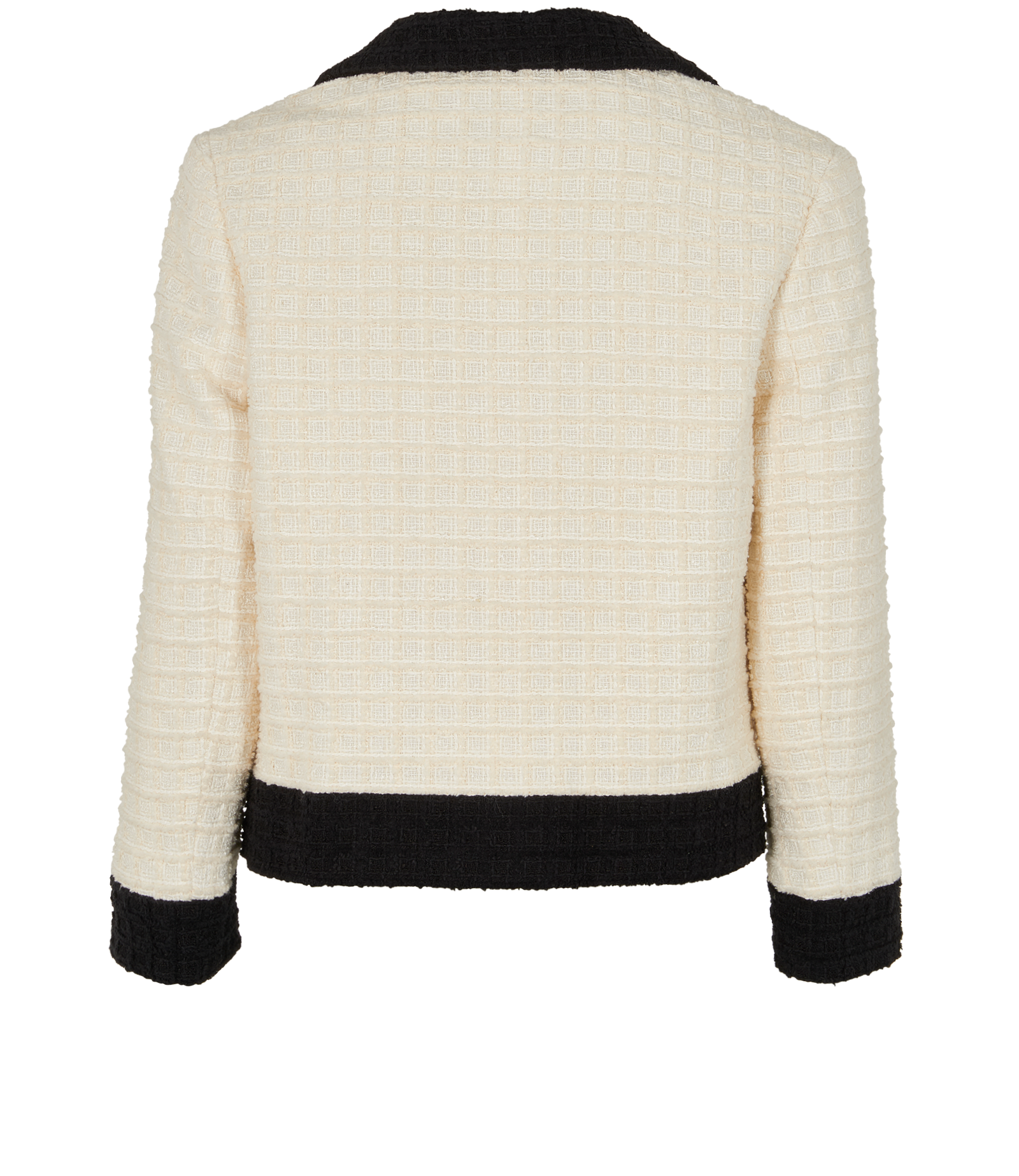 Gucci Double-Breasted Tweed Short Jacket, &pound;375, Clothing, Cream, Cotton/Viscose, Back view