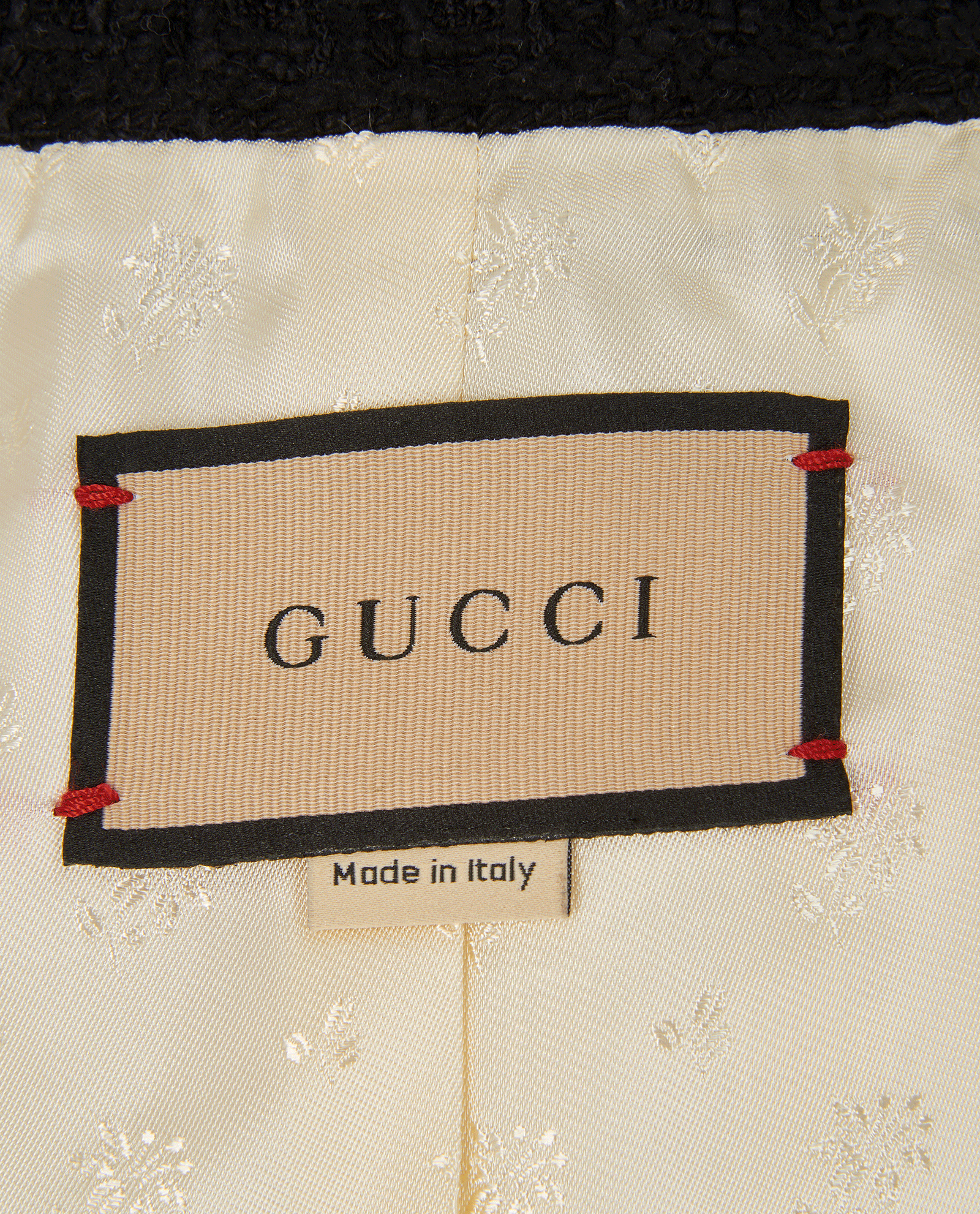 Gucci Double-Breasted Tweed Short Jacket, &pound;375, Clothing, Cream, Cotton/Viscose, Other view