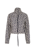 Moncler Marpessa Windbreaker, &pound;495, Clothing, Cream/Navy, Polyester, Front view