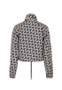 Moncler Marpessa Windbreaker, &pound;495, Clothing, Cream/Navy, Polyester, Back view